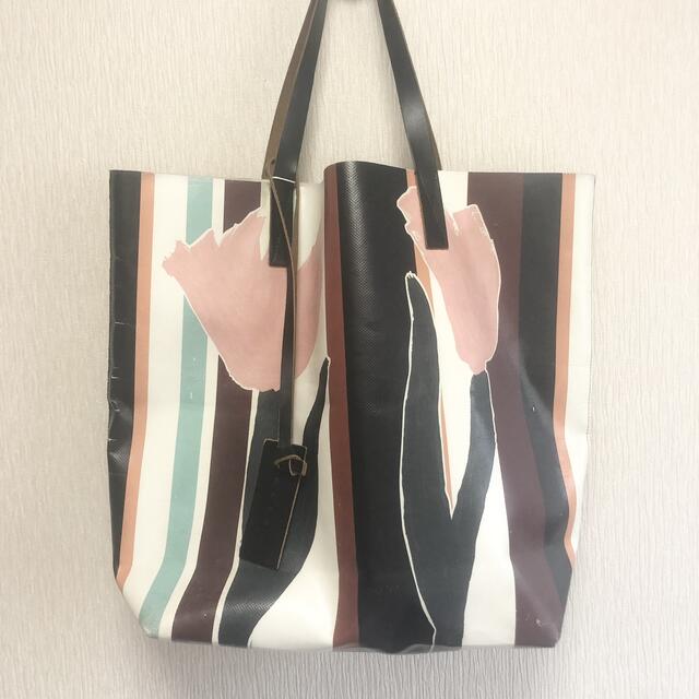 marni pvc tote bag マルニ トートバッグ チューリップ - トートバッグ