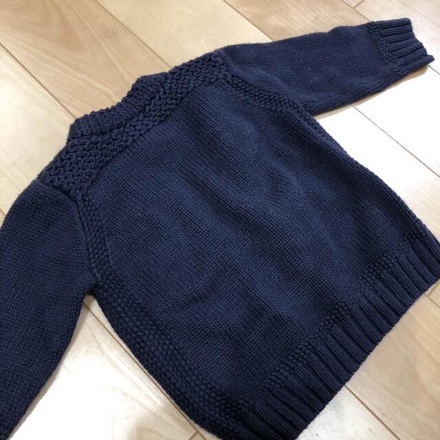 Ralph Lauren(ラルフローレン)のラルフローレン　カーディガン　ネイビー　6M(60〜70サイズ相当) キッズ/ベビー/マタニティのベビー服(~85cm)(カーディガン/ボレロ)の商品写真