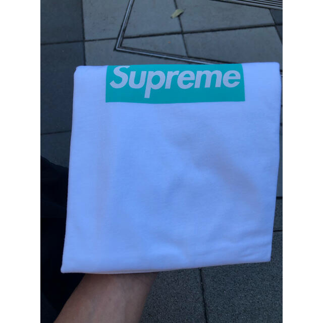 Tシャツ/カットソー(半袖/袖なし)supreme×Tiffany＆Co Box Logo Tee