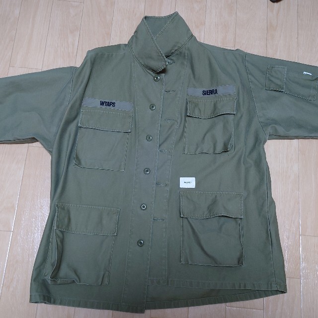 W)taps(ダブルタップス)のWTAPS JUNGLE LS 01 OLIVE DRAB SMALL 美中古 メンズのジャケット/アウター(ミリタリージャケット)の商品写真