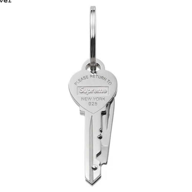 Supreme(シュプリーム)のsupreme tiffany heart knife key ring  メンズのファッション小物(キーホルダー)の商品写真