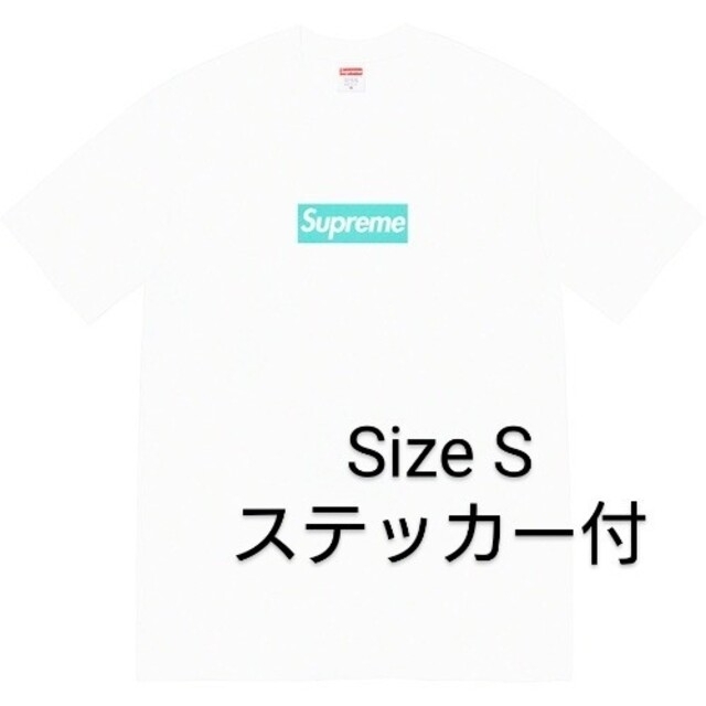 Supreme - supreme x Tiffany box logo T　サイズS