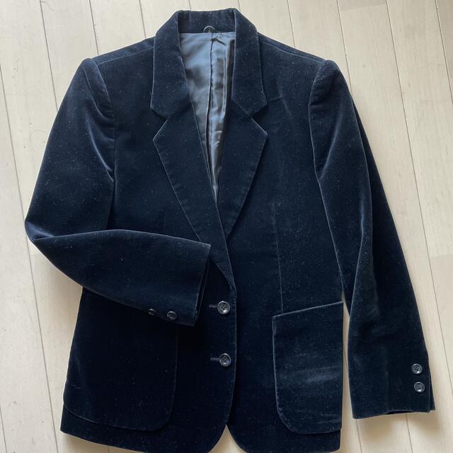 お値下げ⭐︎ベルベットテーラードジャケット レディースのジャケット/アウター(テーラードジャケット)の商品写真