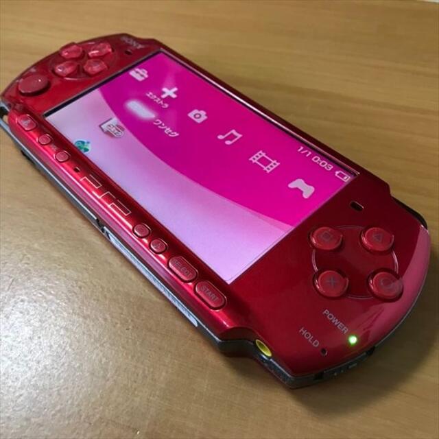 新品バッテリー SONY プレイス・ポータブル レッド PSP-3000