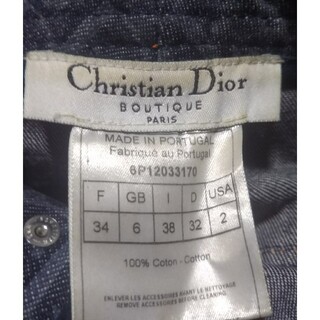 クリスチャンディオール(Christian Dior)の確認画像になります。(ミニスカート)