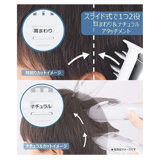 Panasonic(パナソニック)のパナソニック ER-GF41-W ヘアカッター カットモード ホワイト【新品】 スマホ/家電/カメラの美容/健康(その他)の商品写真