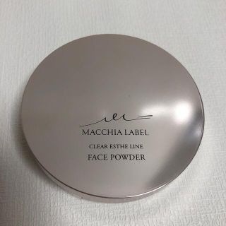 マキアレイベル(Macchia Label)のマキアレイベル  クリアエステフェイスパウダー　専用ケース　ピンク(ファンデーション)