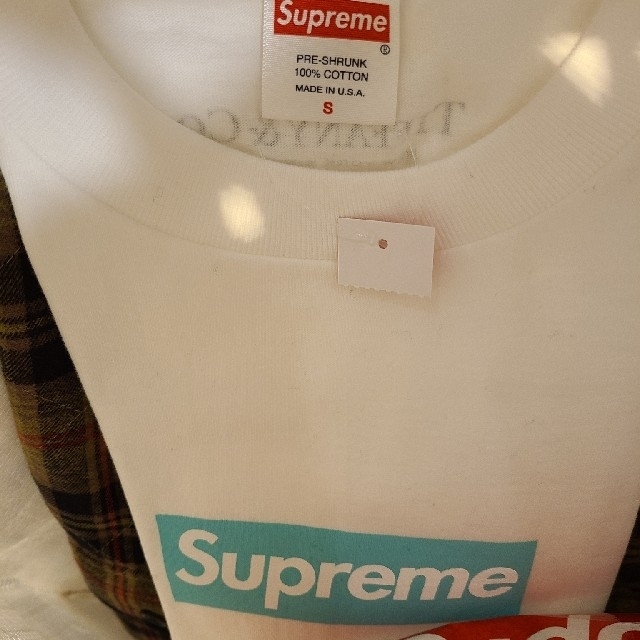 【驚きの価格が実現！】 Box Co. & Tiffany Supreme S - Supreme Logo 最安値 Tee Tシャツ/カットソー(半袖/袖なし)