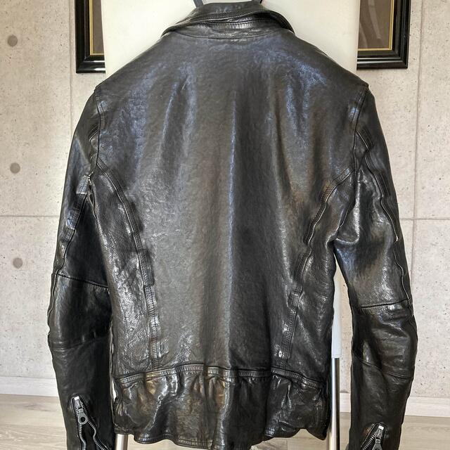 バックラッシュ ドイツカーフ ライダースジャケット XLサイズ | ochge.org