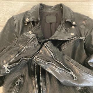 バックラッシュ ドイツタンニンカーフ ダブルライダースジャケット