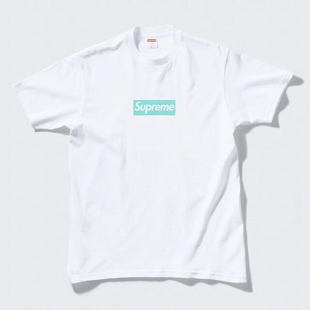 supreme Tiffany box logo STシャツ/カットソー(半袖/袖なし)