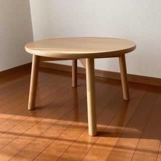 MUJI (無印良品) - たかみ様専用 MUJI 無印良品 廃盤 丸テーブル ブナ