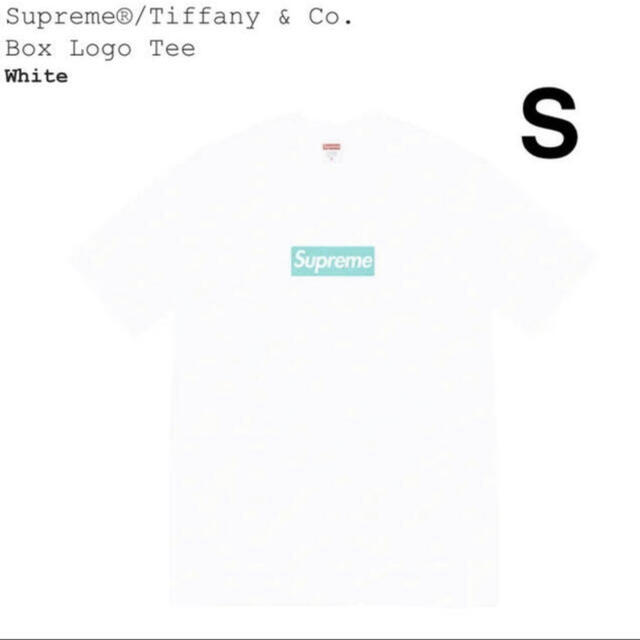 Supreme tiffany&co BOX LOGO TEE ホワイト S