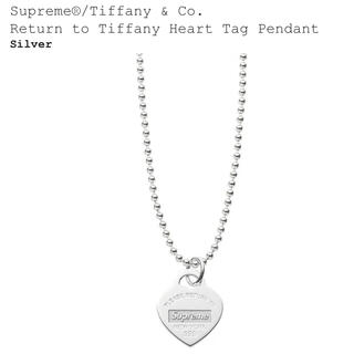シュプリーム(Supreme)のSupreme Tiffany Heart Tag Pendant Silver(ネックレス)