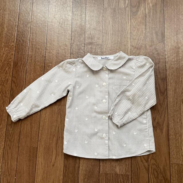 familiar(ファミリア)のfamiliar100 ブラウス キッズ/ベビー/マタニティのキッズ服女の子用(90cm~)(ブラウス)の商品写真