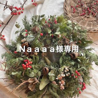 Naaaa様専用〜ナチュラルクリスマスリース(リース)