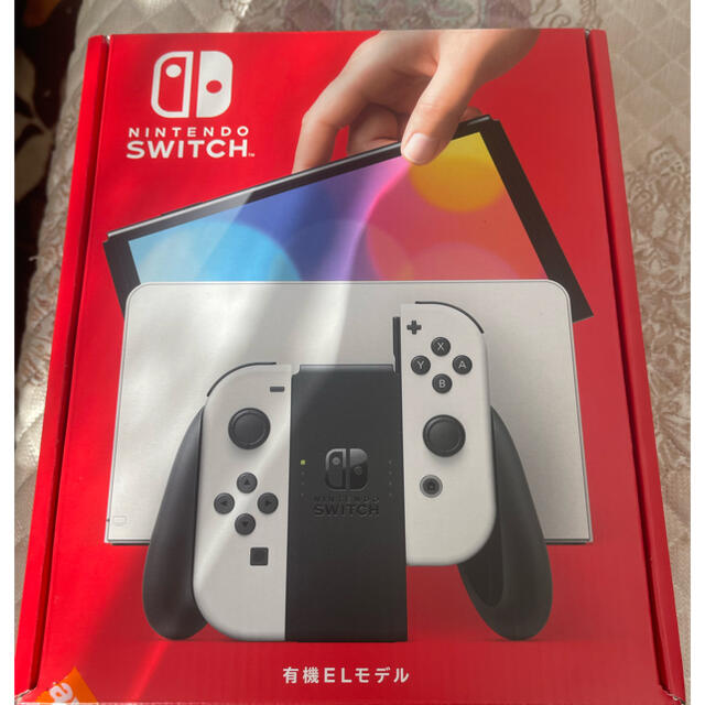 Nintendo Switch(ニンテンドースイッチ)のNintendo Switch 有機ELモデル ホワイト エンタメ/ホビーのゲームソフト/ゲーム機本体(家庭用ゲーム機本体)の商品写真