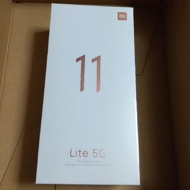 超話題新作 ANDROID - Xiaomi　Mi 11 Lite 5G 　トリュフブラック 128GB スマートフォン本体