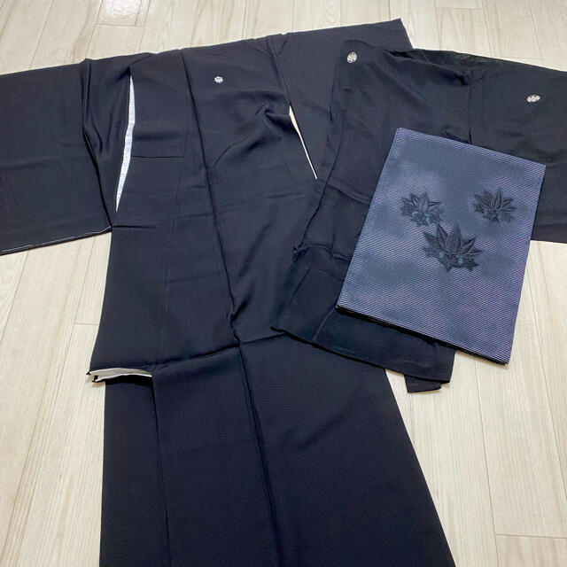 黒紋付/笹竜胆紋/和服喪服