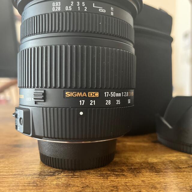 【美品】SIGMAズームレンズ17-50mmF2.8 ニコン用APS-C専用