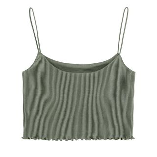 アリシアスタン(ALEXIA STAM)のALEXIASTAM:Mellow Hem Rib Camisole Amber(キャミソール)