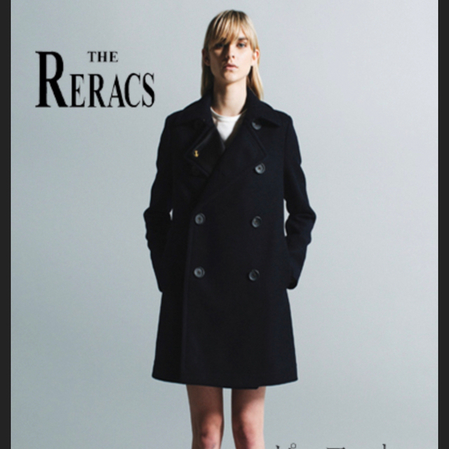 美品◇THE RERACS ザ リラクス ピーコート 36 ネイビー | www.feber.com