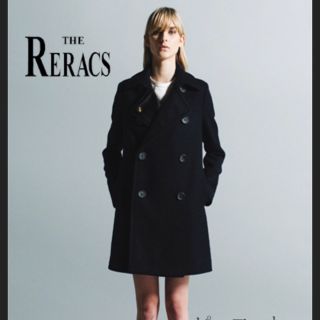 ドゥーズィエムクラス(DEUXIEME CLASSE)の美品◇THE RERACS ザ リラクス ピーコート 36 ネイビー(ピーコート)