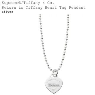 シュプリーム(Supreme)のSupreme Tiffany & Co. Heart Tag Pendant(ネックレス)