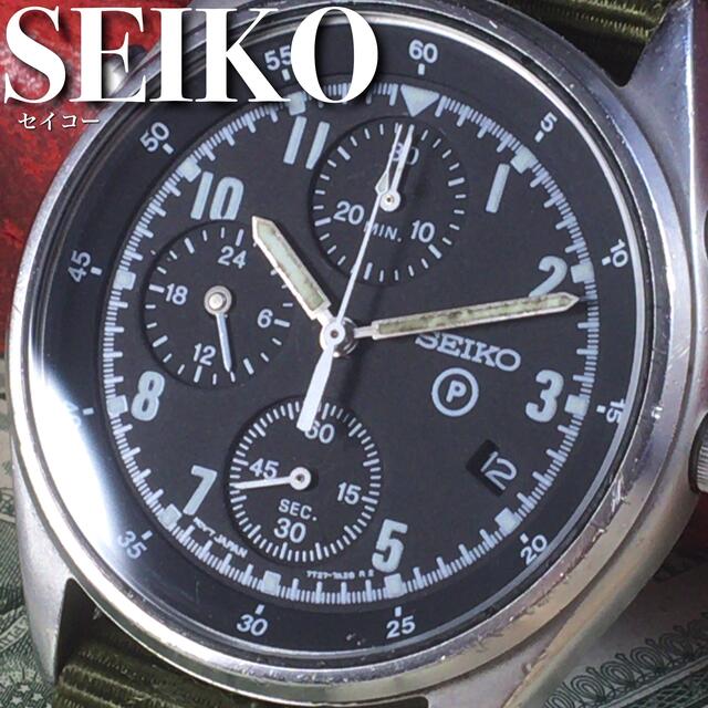 SEIKO - ★英国国防省採用モデル★セイコー 7T27-7A20/ミリタリー/腕時計