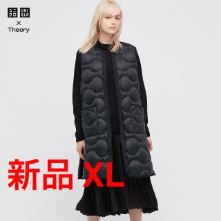 ユニクロ(UNIQLO)のUNIQLO☆セオリー☆ウルトラライトダウンロングベスト　XLサイズ(ダウンベスト)