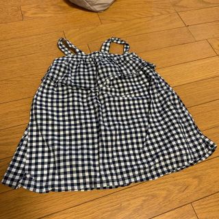 ベビーギャップ(babyGAP)のbaby GAP 100㎝　ギンガムチェックワンピース(ワンピース)