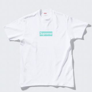 シュプリーム(Supreme)のSupreme Tiffany & Co. Box Logo Tee Lサイズ(Tシャツ/カットソー(半袖/袖なし))