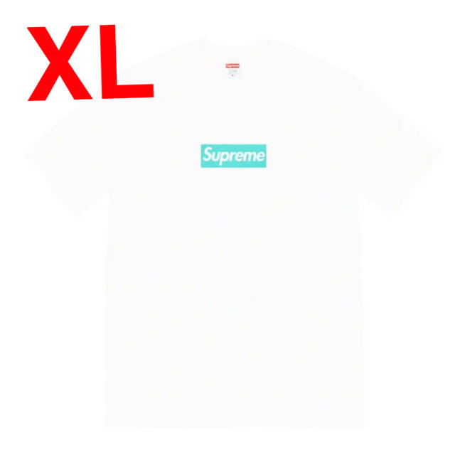 WhiteSIZESupreme®/Tiffany & Co.  Box Logo Tee