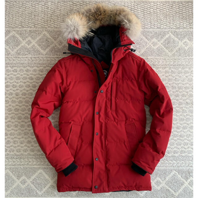 CANADA GOOSE(カナダグース)のカナダグース カーソンパーカ S 赤 希少カラー メンズのジャケット/アウター(ダウンジャケット)の商品写真