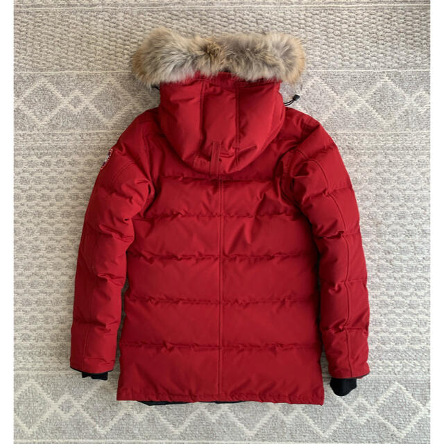 CANADA GOOSE(カナダグース)のカナダグース カーソンパーカ S 赤 希少カラー メンズのジャケット/アウター(ダウンジャケット)の商品写真