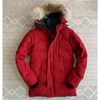 カナダグース(CANADA GOOSE)のカナダグース カーソンパーカ S 赤 希少カラー(ダウンジャケット)