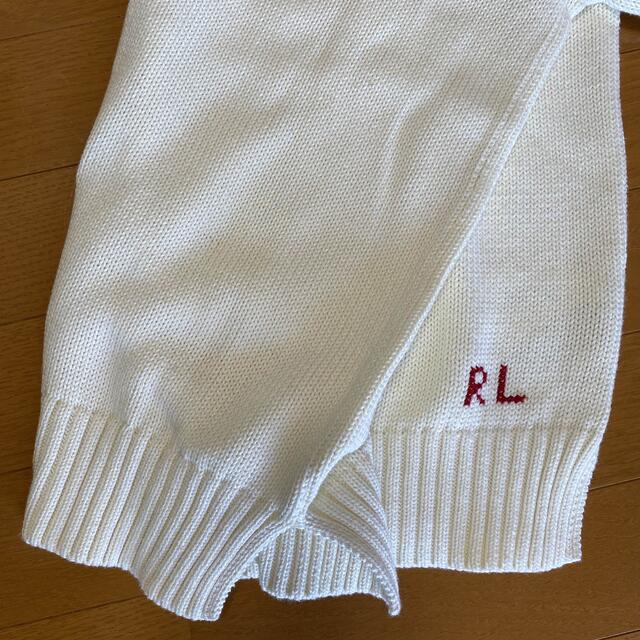 POLO RALPH LAUREN(ポロラルフローレン)の今週まで❗️ラルフローレンポロベア　ニット　cotton100％　レディース レディースのトップス(ニット/セーター)の商品写真