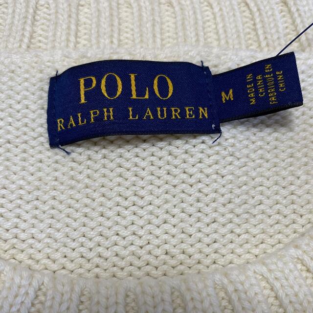 POLO RALPH LAUREN(ポロラルフローレン)の今週まで❗️ラルフローレンポロベア　ニット　cotton100％　レディース レディースのトップス(ニット/セーター)の商品写真