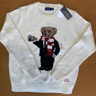 ポロラルフローレン(POLO RALPH LAUREN)の今週まで❗️ラルフローレンポロベア　ニット　cotton100％　レディース(ニット/セーター)