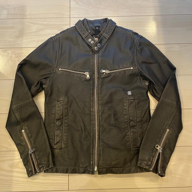 G-STAR RAW(ジースター)の【G-STAR】ENGINE LEATHER JACKET メンズのジャケット/アウター(レザージャケット)の商品写真