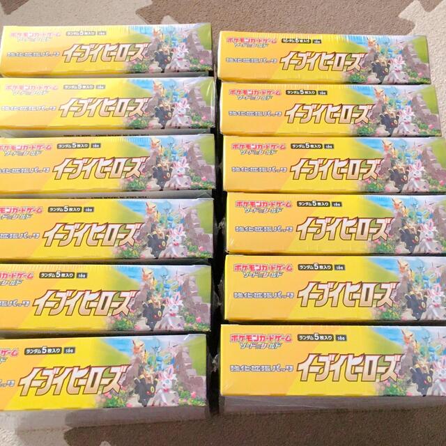 新品未開封!送料無料!ポケカ イーブイヒーローズ 12BOX 1カートン分