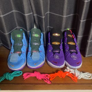 NIKE - レブロン18 2足セット(値下げ可)の通販 by シャッキー's shop ...