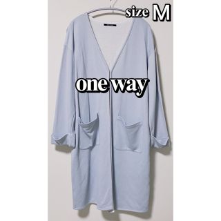 ワンウェイ(one*way)のワンウェイ☆one way☆アウター☆ロングカーディガン☆コーディガン☆Ｍサイズ(ロングコート)