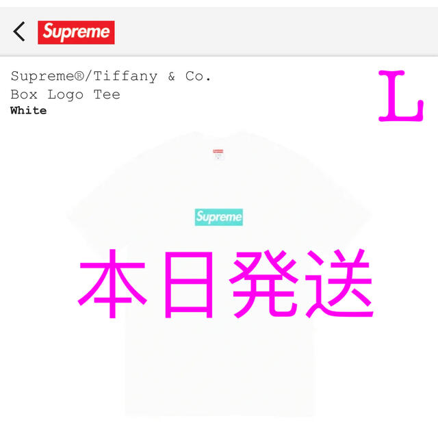 Supreme / Tiffany Box Logo Tee "White"