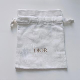 ディオール(Dior)のディオール　ホワイト　巾着(その他)