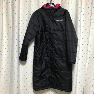 アウトドア(OUTDOOR)のOUTDOOR ベンチコート　レディース  L ブラック(その他)