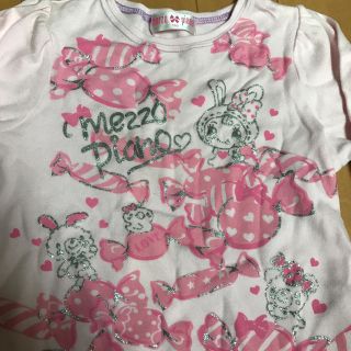 メゾピアノ(mezzo piano)のメゾピアノ110㎝ロンT^_^(Tシャツ/カットソー)