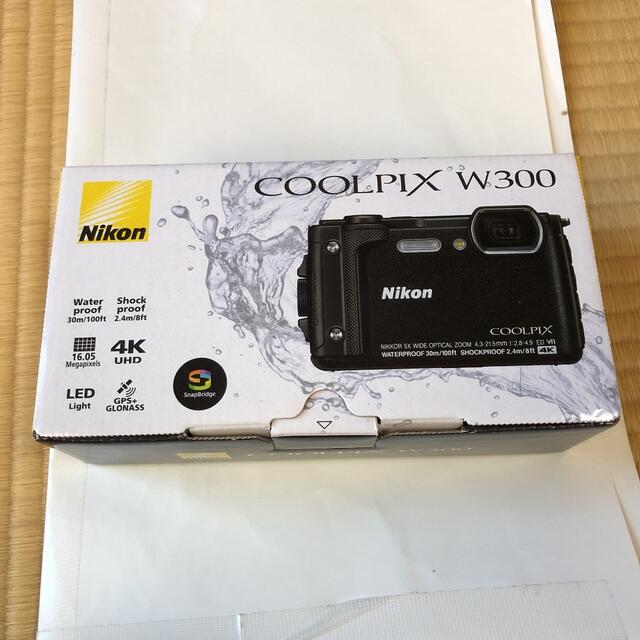スマホ/家電/カメラ最終値下げ　Nikon COOLPIX W300 BK クールピクス