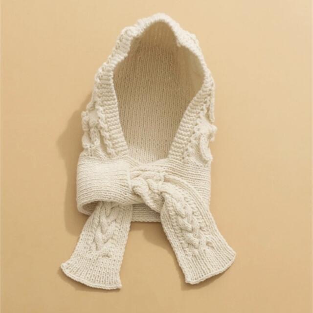 yuki fujisawa  Knit cap｜WHITE レディースの帽子(ニット帽/ビーニー)の商品写真