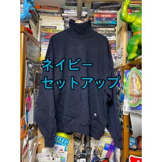 ダブルタップス(W)taps)のSSZ×AH×LOS ANGELES APPAREL ネイビー スウェット(スウェット)